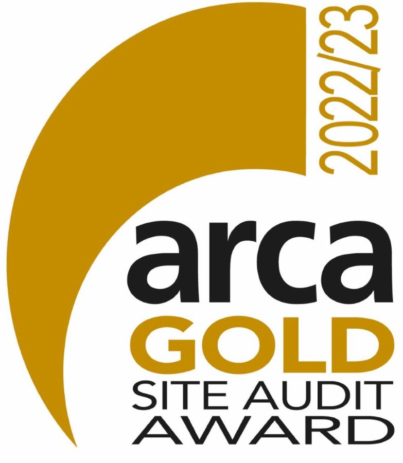 ARCA Gold Site Audit Award 2022/2023 awarded on 17th Aug 2023