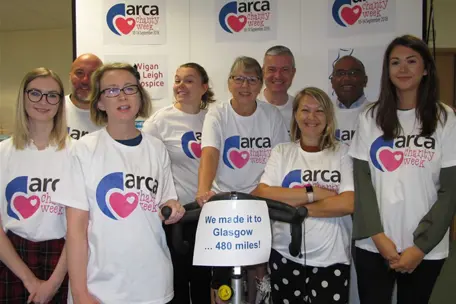ARCA Staff Complete Bike Challenge for Charity - Team covers 480 miles in 24 hours!