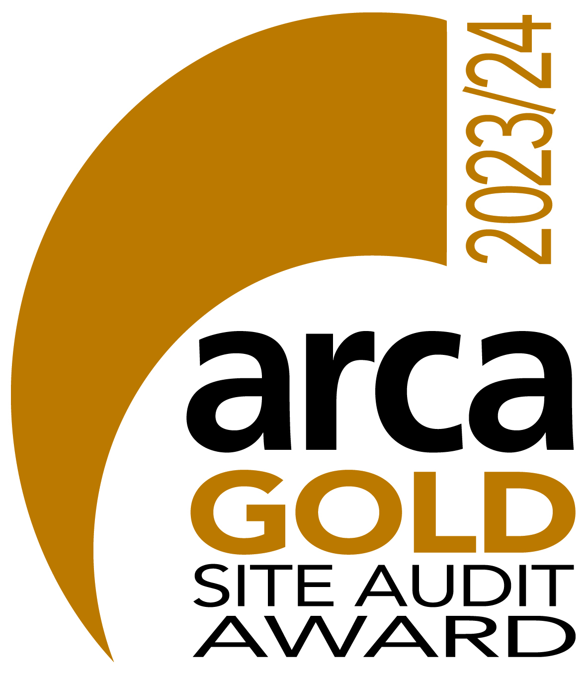 ARCA Gold Site Audit Award 2023/2024 awarded on 10th Oct 2023
